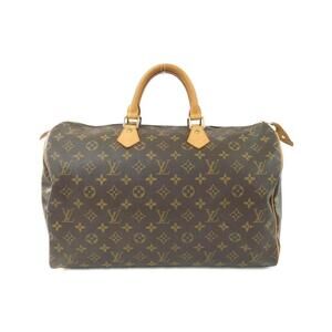 LOUIS VUITTON Brown Monogram Speedy 40 Boston Bag